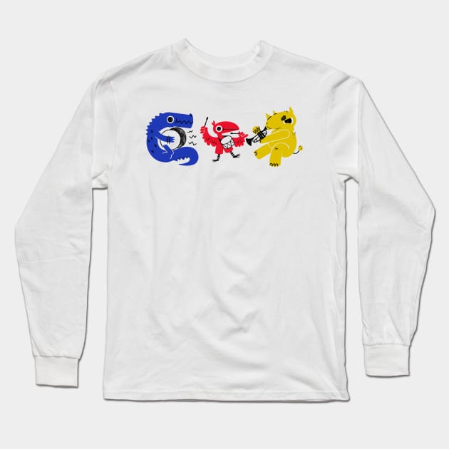 Animal Band Long Sleeve T-Shirt by user44655